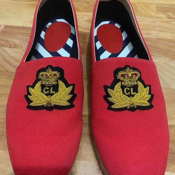 Christian Louboutin Red Espadrille Flats main image 7
